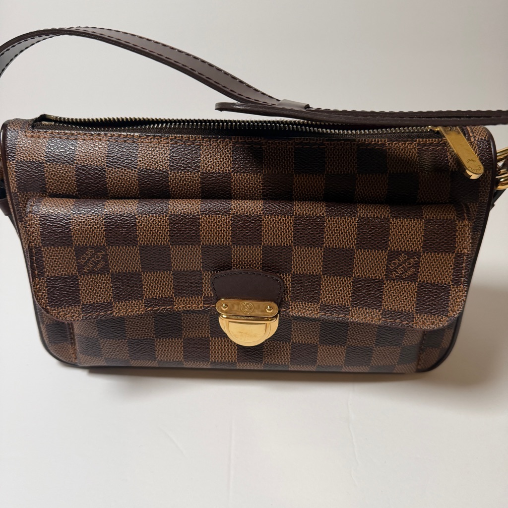 Louis Vuitton Ravello Gm Damier Ebene Shoulder Bag Authentic